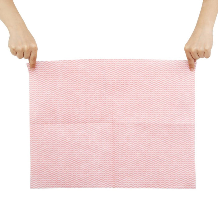 Jantex Heavy Duty Non-Woven Cloths Red (25 Pack) Jantex