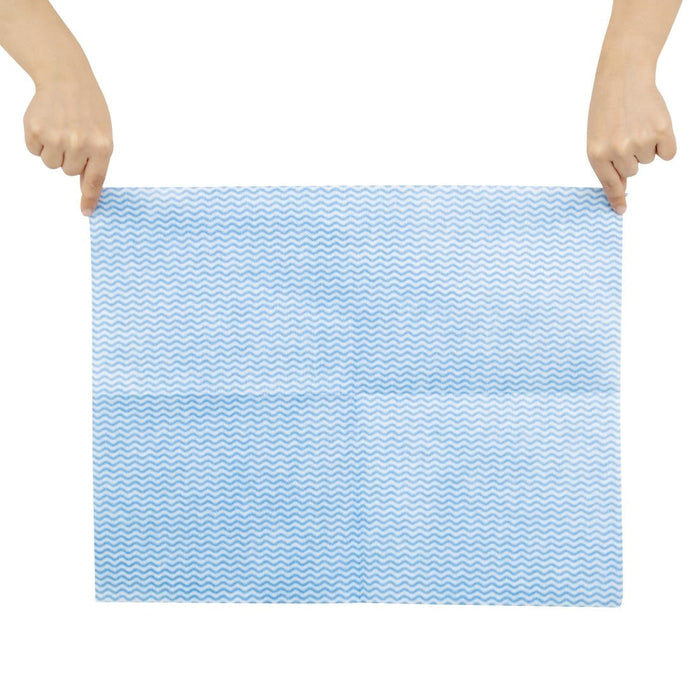 Jantex Heavy Duty Non-Woven Cloths Blue (25 Pack) Jantex