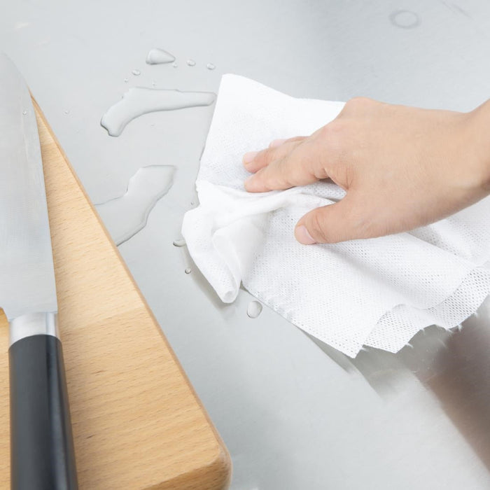 Jantex Green Compostable Cleaning Cloth White (200 Pack) Jantex