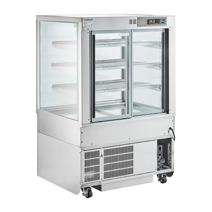 Cossiga Tower BTG Freestanding Multideck Display Fridge Rear Sliding Doors 900mm Cossiga