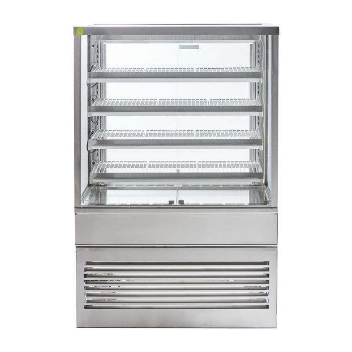 Cossiga Heated Freestanding Display Solid Front Glass Rear Sliding Doors 900mm Cossiga