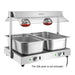 Buffalo Food Warmer with Gantry 2x GN 1/1 Buffalo