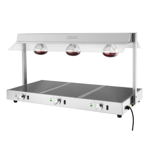 Buffalo Food Warmer with Gantry 3x GN 1/1 Buffalo