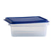 Wham Studio Rectangle Food Box Clear/Blue 2Ltr Wham