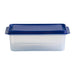 Wham Studio Rectangle Food Box Clear/Blue 2Ltr Wham