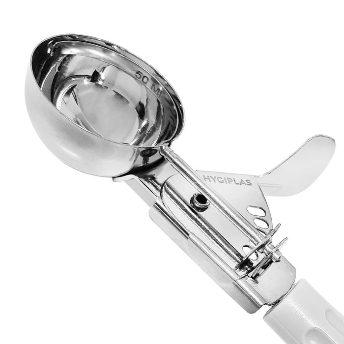 Hygiplas Ice Cream Scoop White 50ml Hygiplas