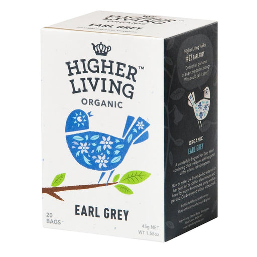 Higher Living Earl Grey Organic Teabags (80 Pack) Higher Living Tea