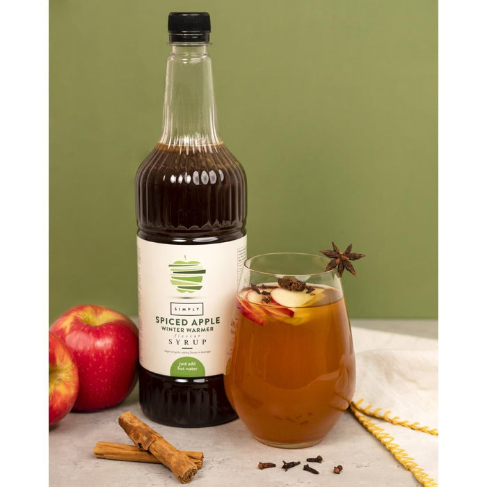 Simply Winter Warmer Spiced Apple Syrup 1Ltr Simply