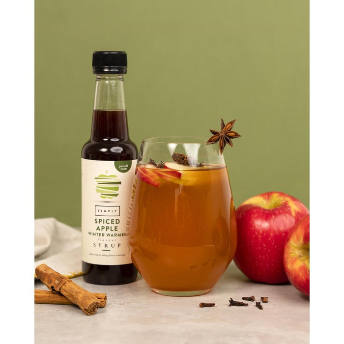 Simply Winter Warmer Spiced Apple Syrup 1Ltr Simply