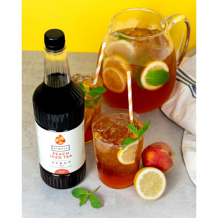 Simply Peach Iced Tea Syrup 1Ltr Simply