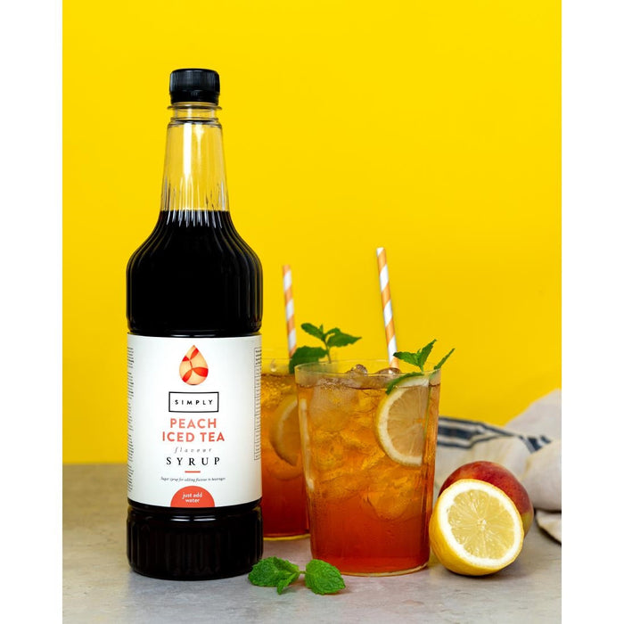 Simply Peach Iced Tea Syrup 1Ltr Simply
