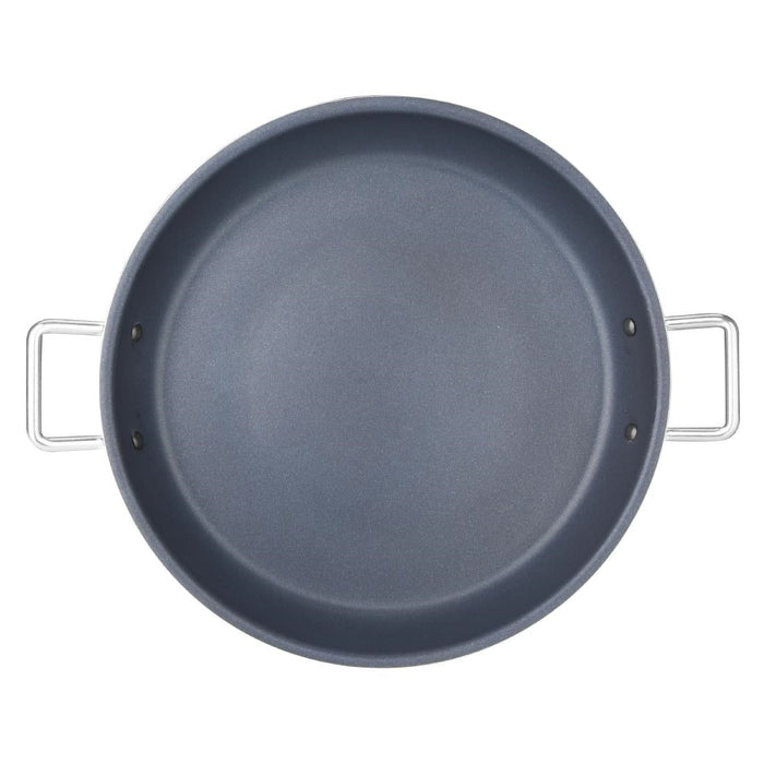 Vogue Aluminium Non-stick Teflon Platinum Plus Paella Pan 35cm Vogue