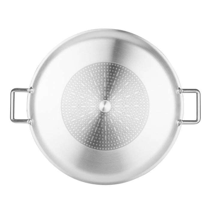 Vogue Aluminium Non-stick Teflon Platinum Plus Paella Pan 45cm Vogue