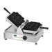 2kW. Makes six Ø 50mm twist/cake pop waffles per bake
