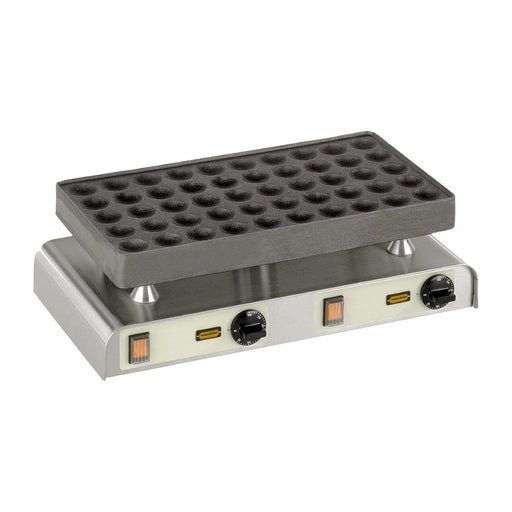 2.2kW. Makes 50x mini pancakes (44x11mm)