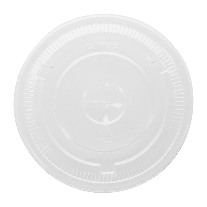 Fiesta Recyclable rPET Flat Lids for 12/16/20oz Cups (400 Pack) Fiesta Recyclable