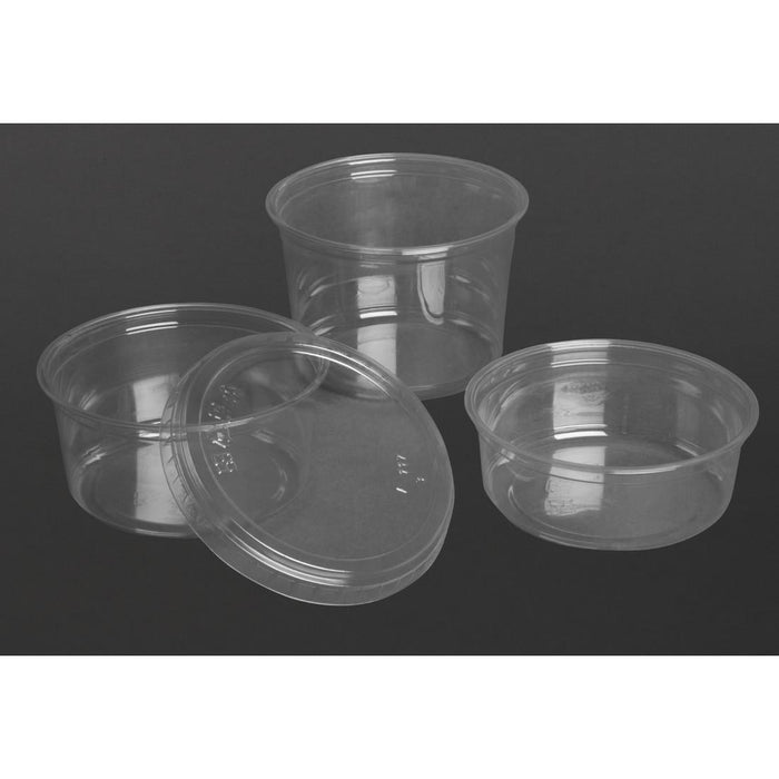 Fiesta Recyclable rPET Deli Cups 225ml/8oz (300 Pack) Fiesta Recyclable