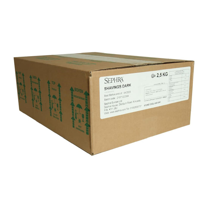 Sephra Dark Chocolate Shavings 2.5kg Sephra