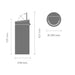 Brabantia Touch Bin Matt Black 30Ltr Brabantia