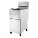Buffalo Twin Basket Single Tank Freestanding Gas Fryer 23Ltr Buffalo