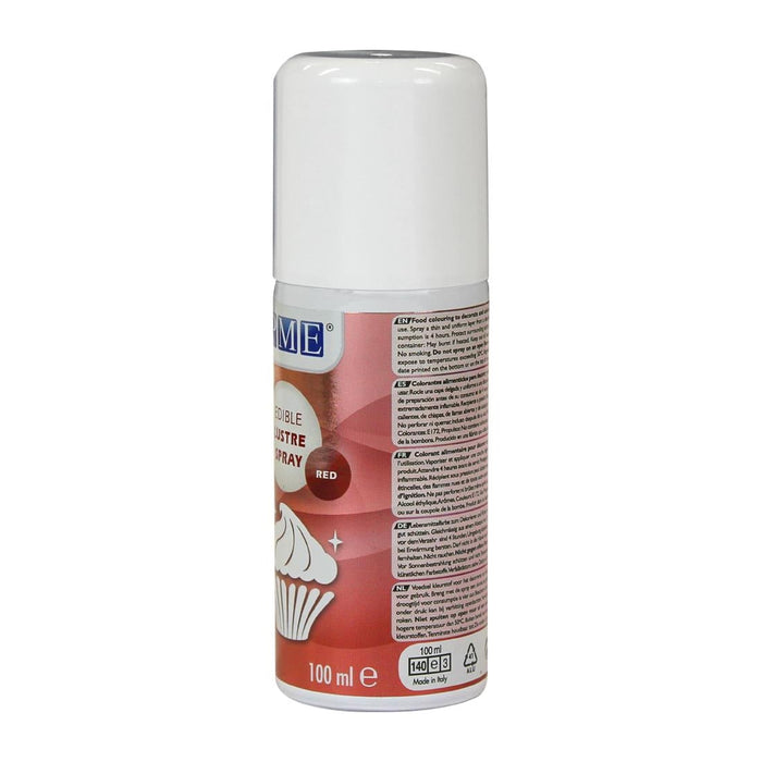 PME Edible Lustre Spray 100ml - Red PME