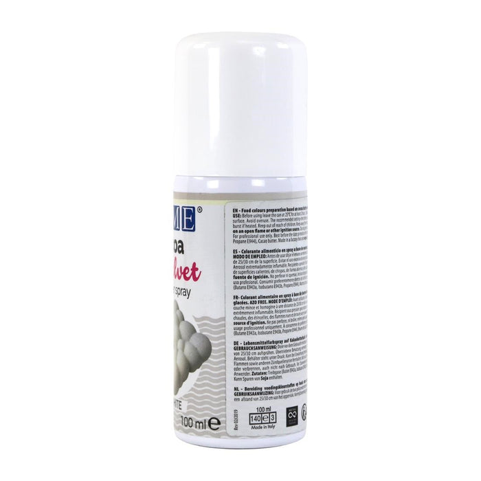 PME Cocoa Velvet Spray 100ml - White PME