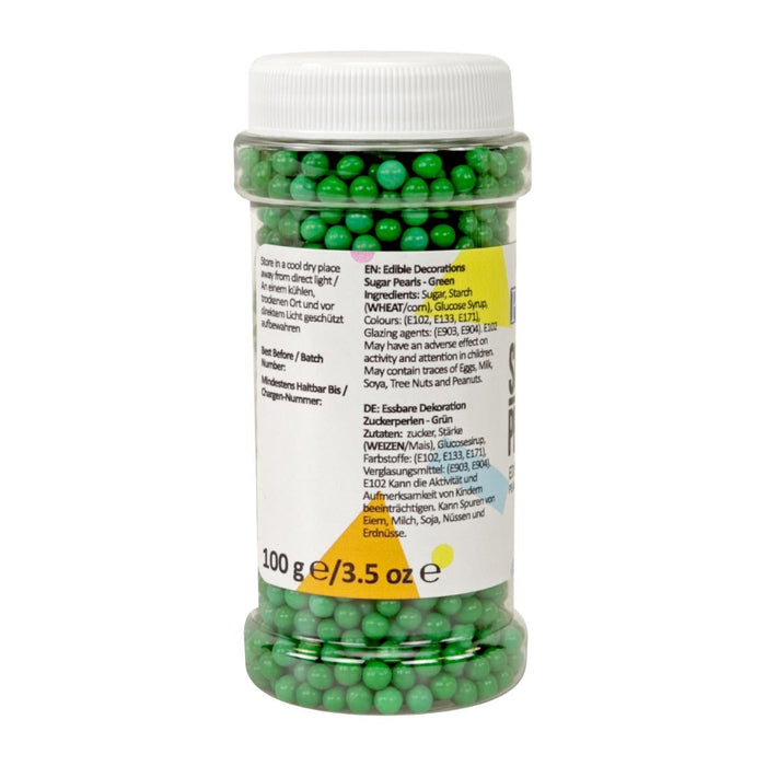PME Sugar Pearls 100g - Green PME