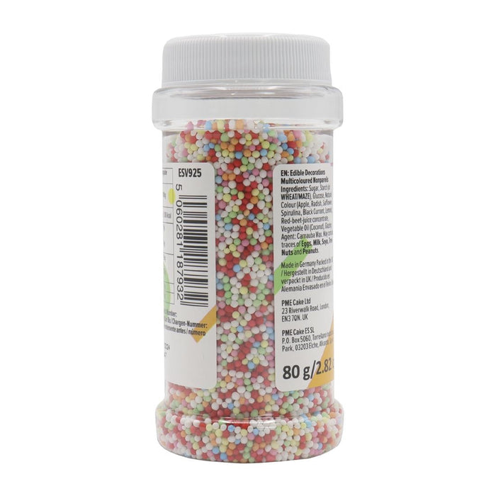 PME Multicoloured Nonpareils 100s & 1000s 80g PME