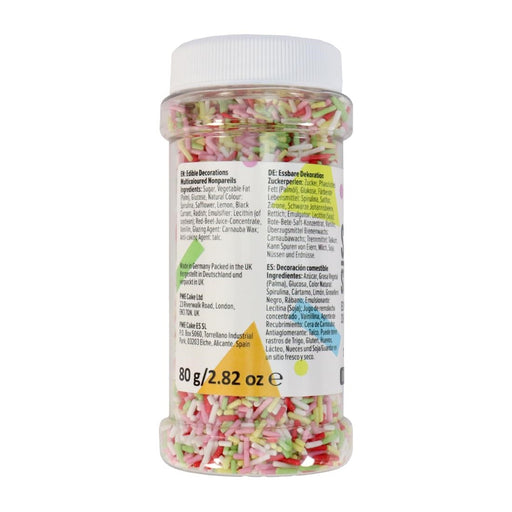 PME Multicoloured Sugar Strands 80g PME