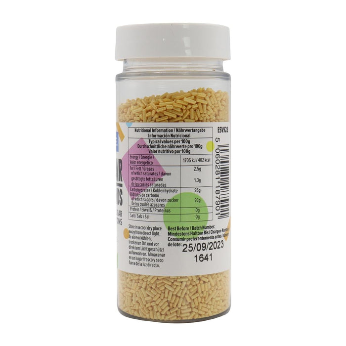 PME Gold Sugar Strands 80g PME