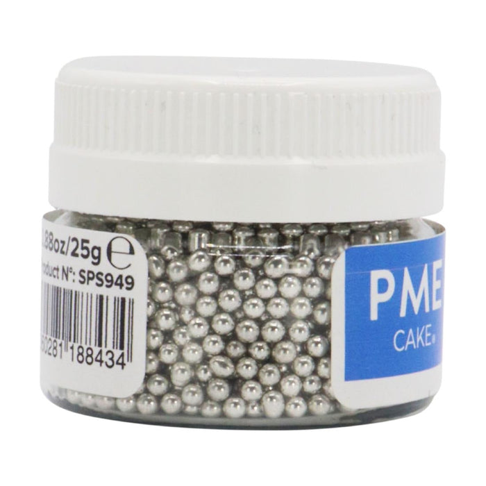 PME Silver Sugar Pearls 2.3mm PME