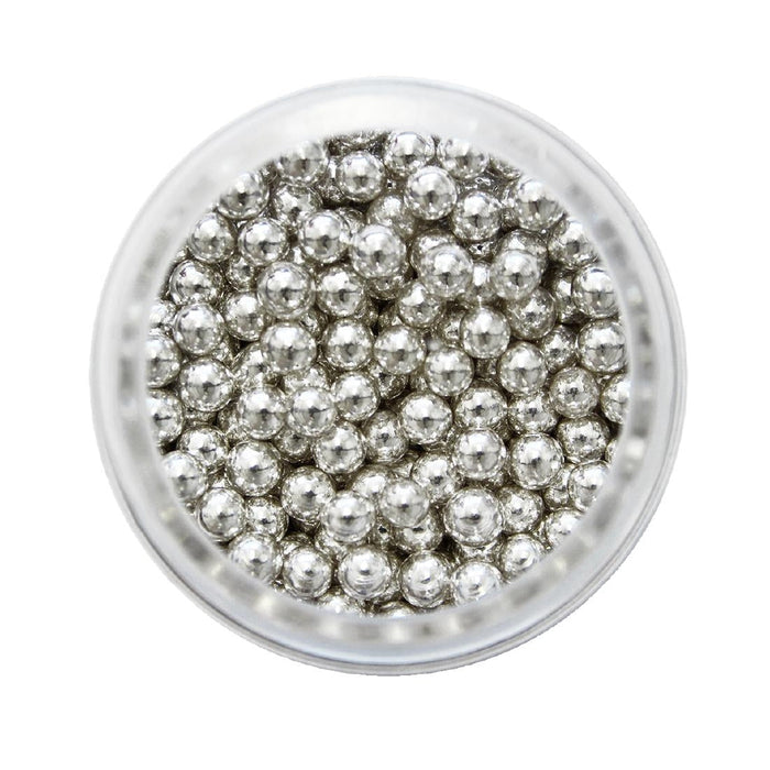 PME Silver Sugar Pearls 4mm PME