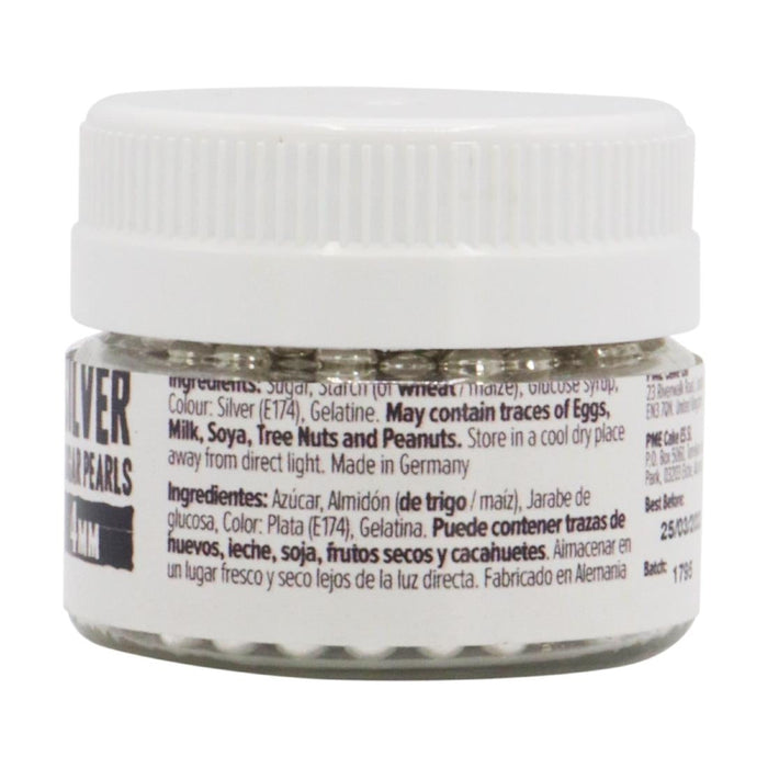 PME Silver Sugar Pearls 4mm PME
