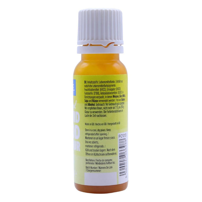 PME 100% Natural Food Colour - Lemon Yellow 25g PME