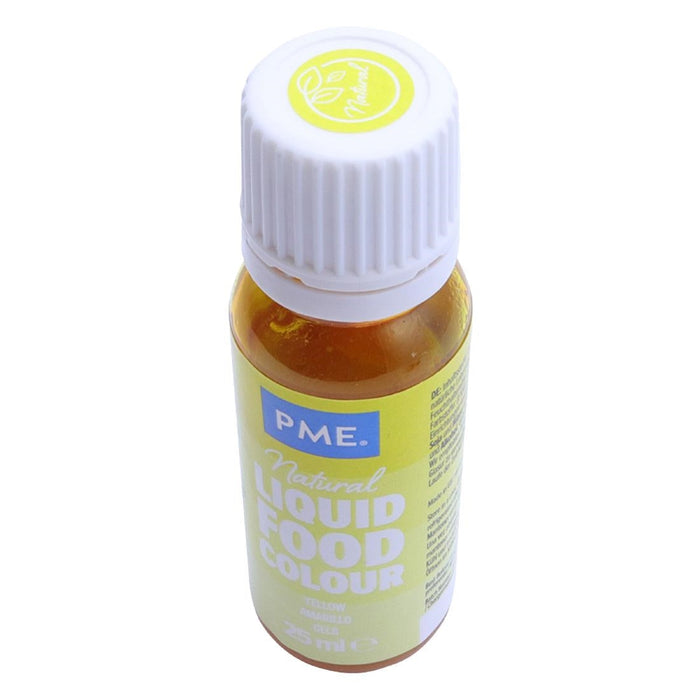 PME 100% Natural Food Colour - Lemon Yellow 25g PME