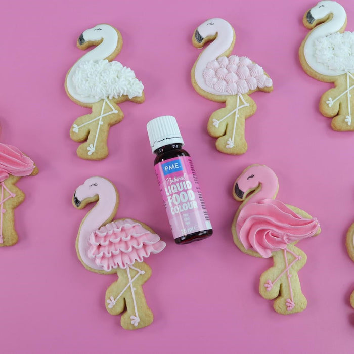 PME 100% Natural Food Colour - Pink 25g PME