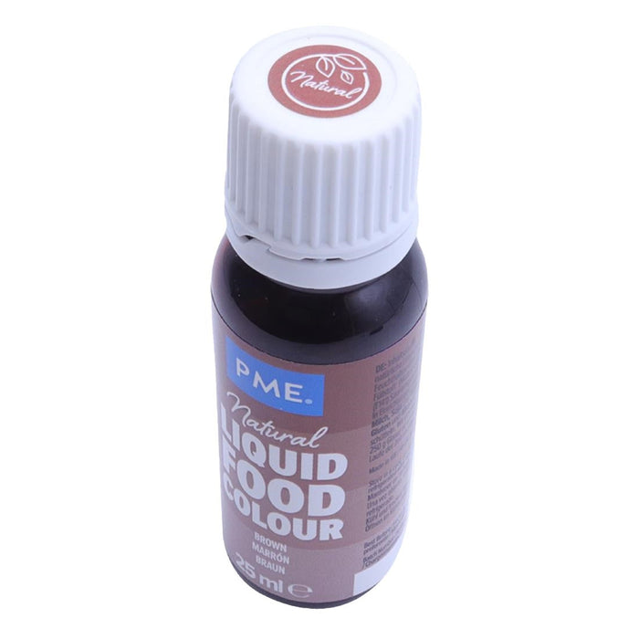 PME 100% Natural Food Colour - Brown 25g PME