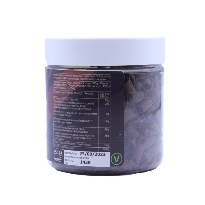 PME Chocolate Curls Dark Chocolate 85g PME