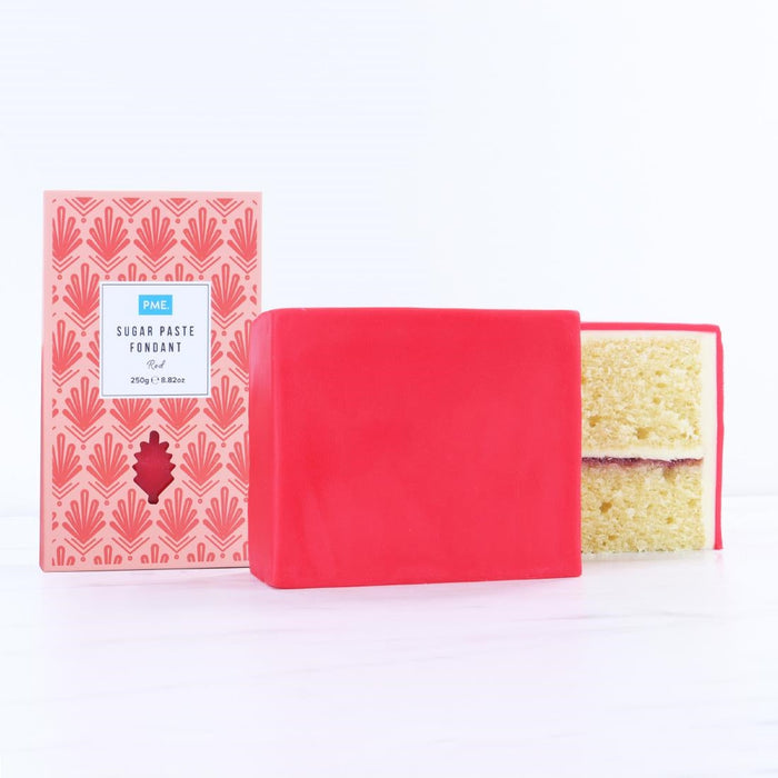 PME Sugar Paste Fondant Red 250g PME