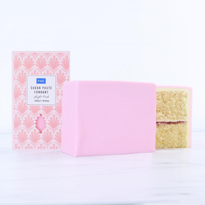PME Sugar Paste Fondant Light Pink 250g PME