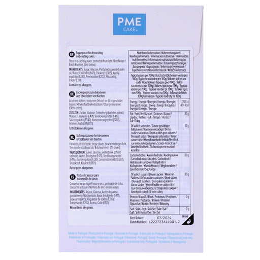PME Sugar Paste Fondant Blue 250g PME