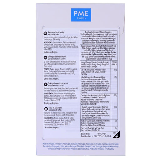 PME Sugar Paste Fondant Dark Blue 250g PME