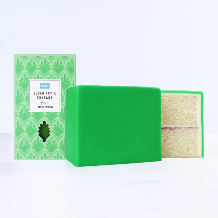 PME Sugar Paste Fondant Green 250g PME