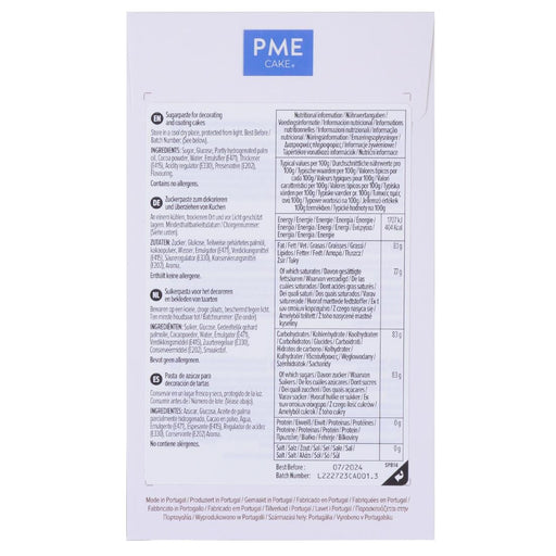 PME Sugar Paste Fondant Brown 250g PME
