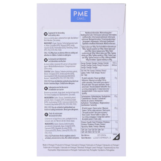 PME Sugar Paste Fondant Black 250g PME