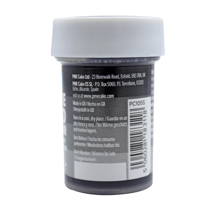 PME Concentrated Paste Food Colour - Midnight Black 25g PME