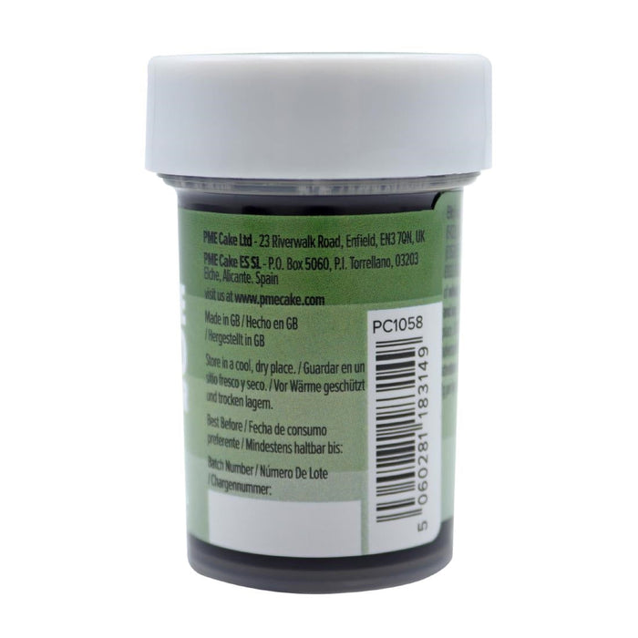PME Concentrated Paste Food Colour - Sage Green 25g PME