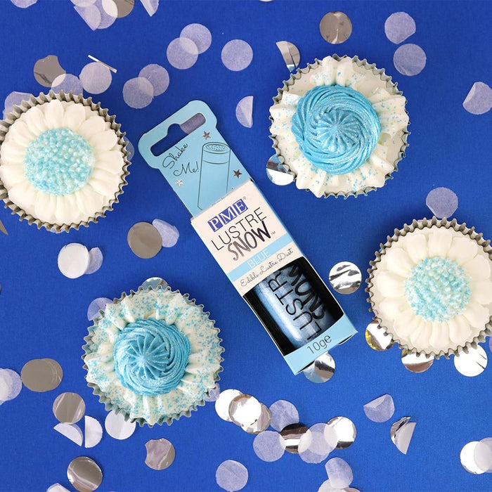 PME Lustre Snow Blue Edible Lustre Dust 10g PME