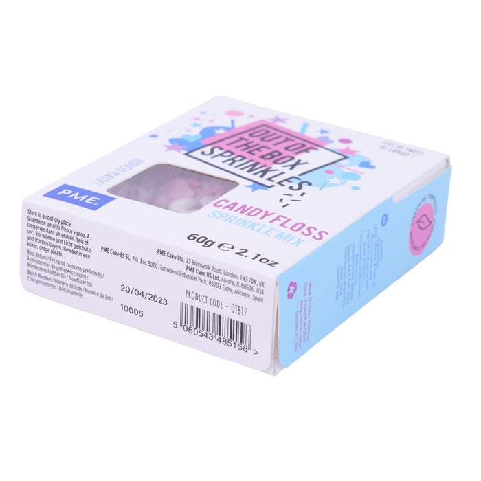 PME Out the Box Candy Floss Sprinkle Mix 60g PME