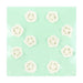 PME White Sugar Roses 25mm (10 Pack) PME